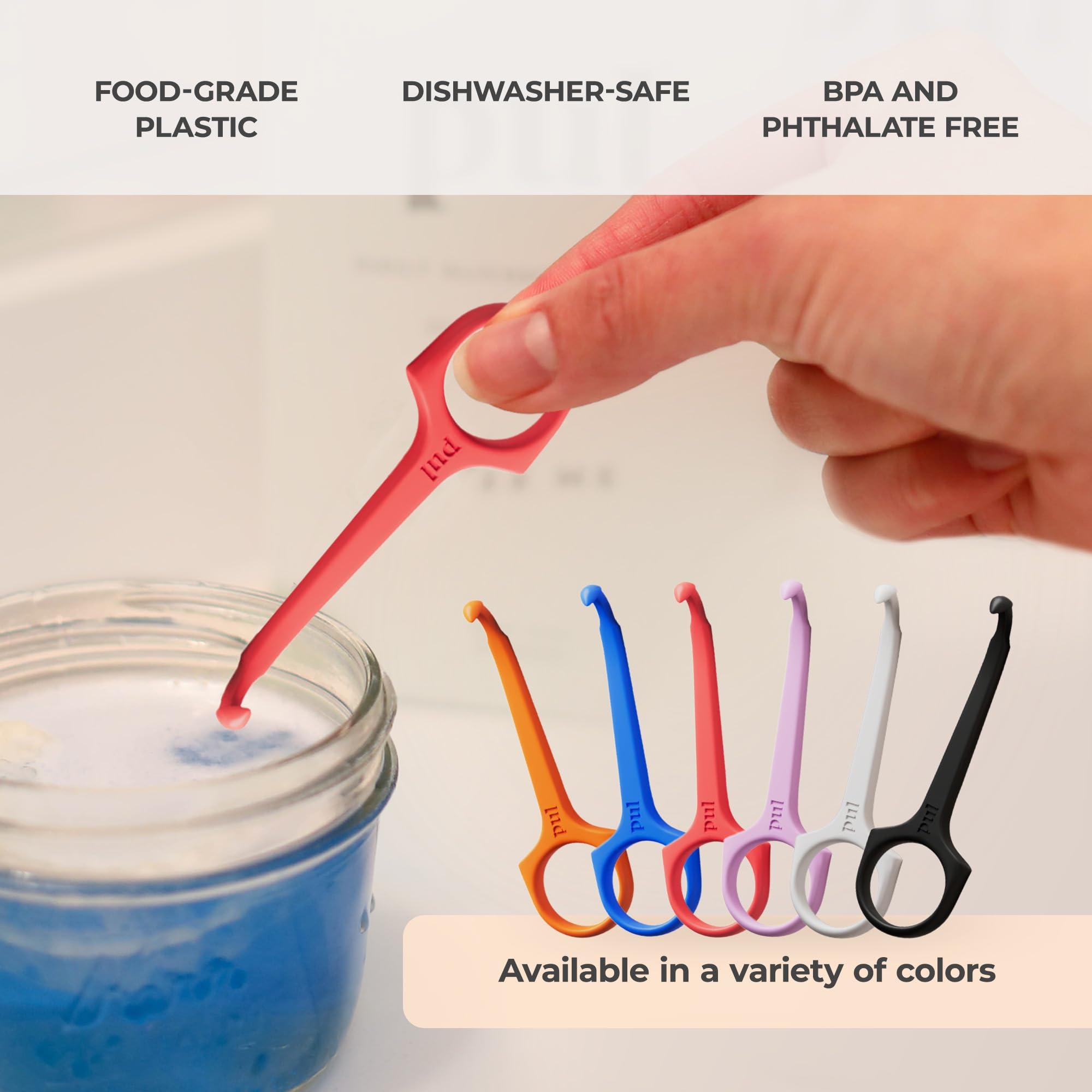 The Pultool PUL Clear Aligner Removal Tool Compatible with Invisalign Removable Braces & Trays, Retainers, Dentures and Aligners - Hygienic Oral Care Accessory, Personal Orthodontic Supplies - Pink (Pack of 4)