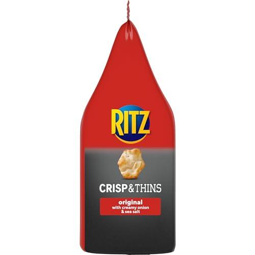 Ritz RITZ Crisp and Thins Original with Creamy Onion and Sea Salt Chips, 7.1 oz