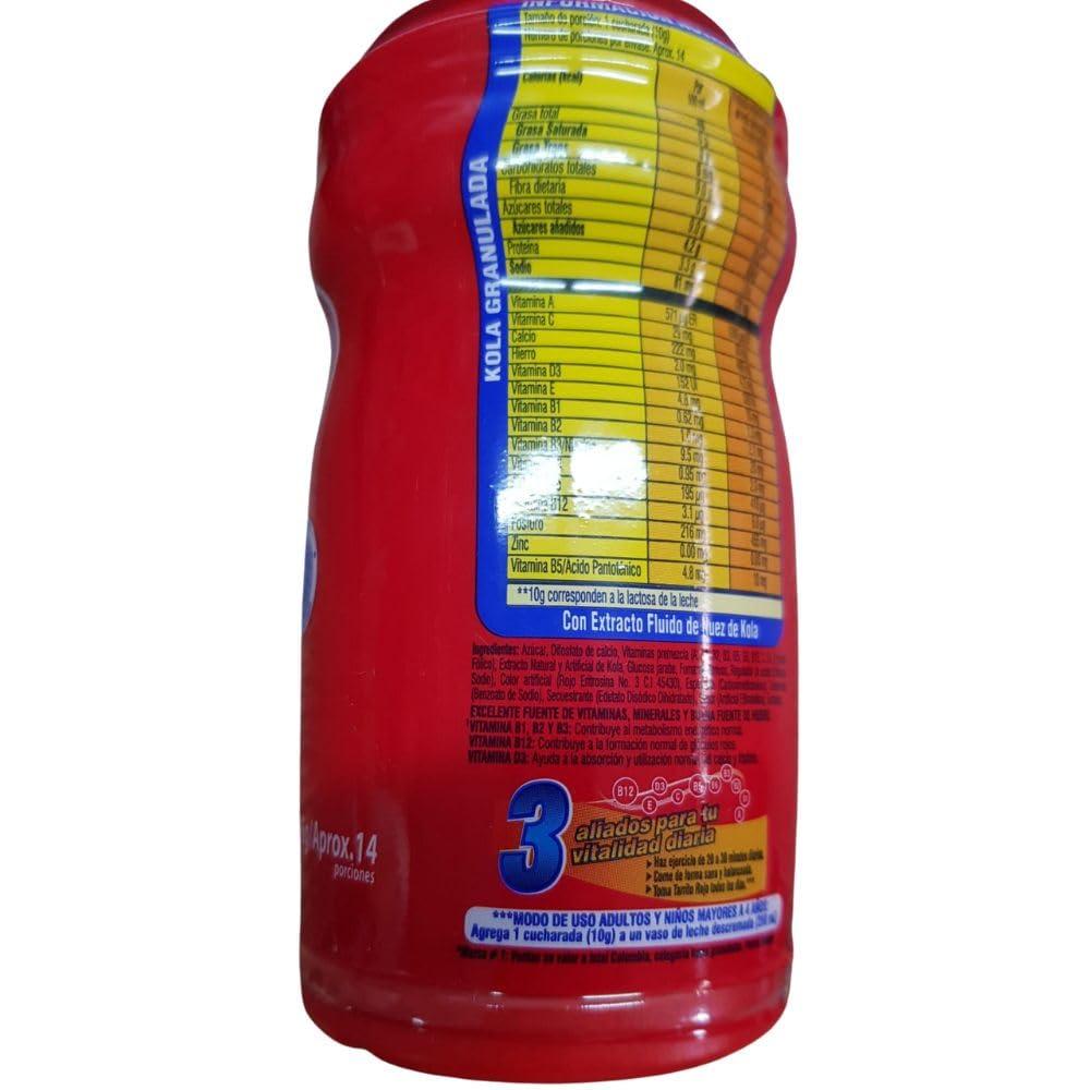RUUFE Suplemento Multivitaminico y Emulsion de Scott (2 pack) Kola Granulada Tarrito Rojo y emulsion de scott multivitaminico kola granulada tarrito rojo original tarrito rojo colombiano