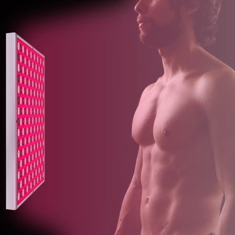 Osunby Red Light Therapy, Red Light Therapy for Body Face, Red Light Panel Near Infrared 850nm and Deep Red 660nm for Pain Relief and Skin Improved