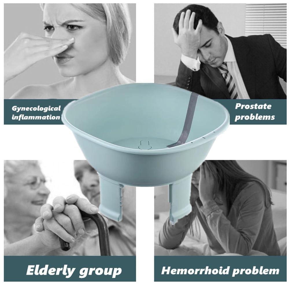 chislim Sitz Bath tub,Sitz Bath for Hemorrhoids,Sits Bath Kit for Women Men,Wider Seating Area, Deeper Bowl (Green No Legs)