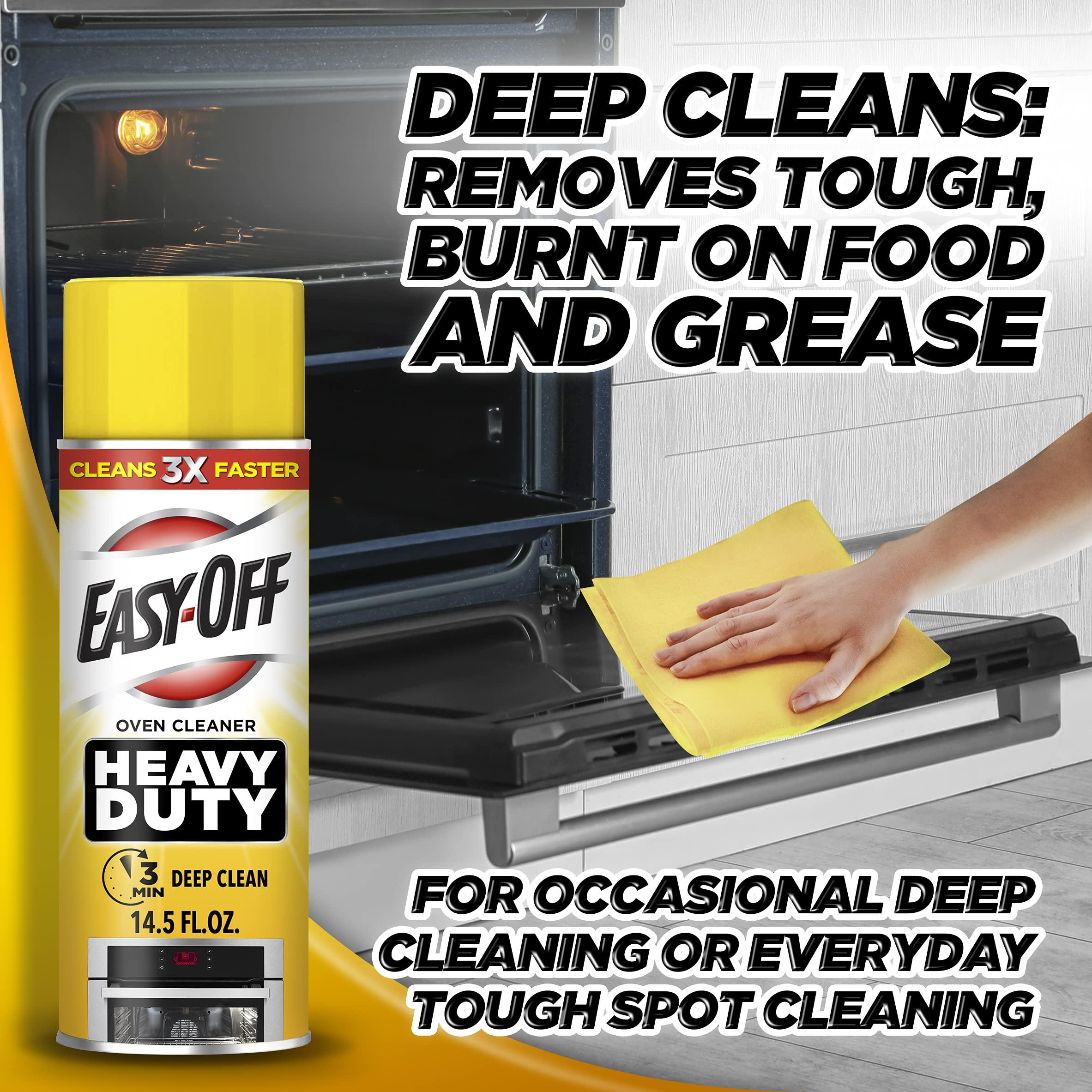 Easy Off Easy Off Heavy Duty Oven Cleaner, Regular Scent 14.5 oz Can (Pack of 2)