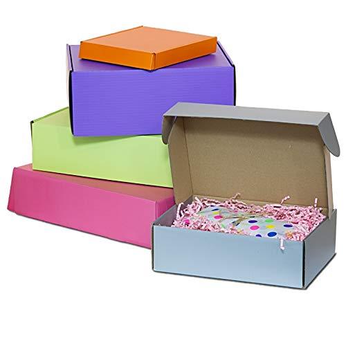 Paper Mart 10ea - 12 X 9 X 4 Black Corrugated Tuck Top Box-Pkg