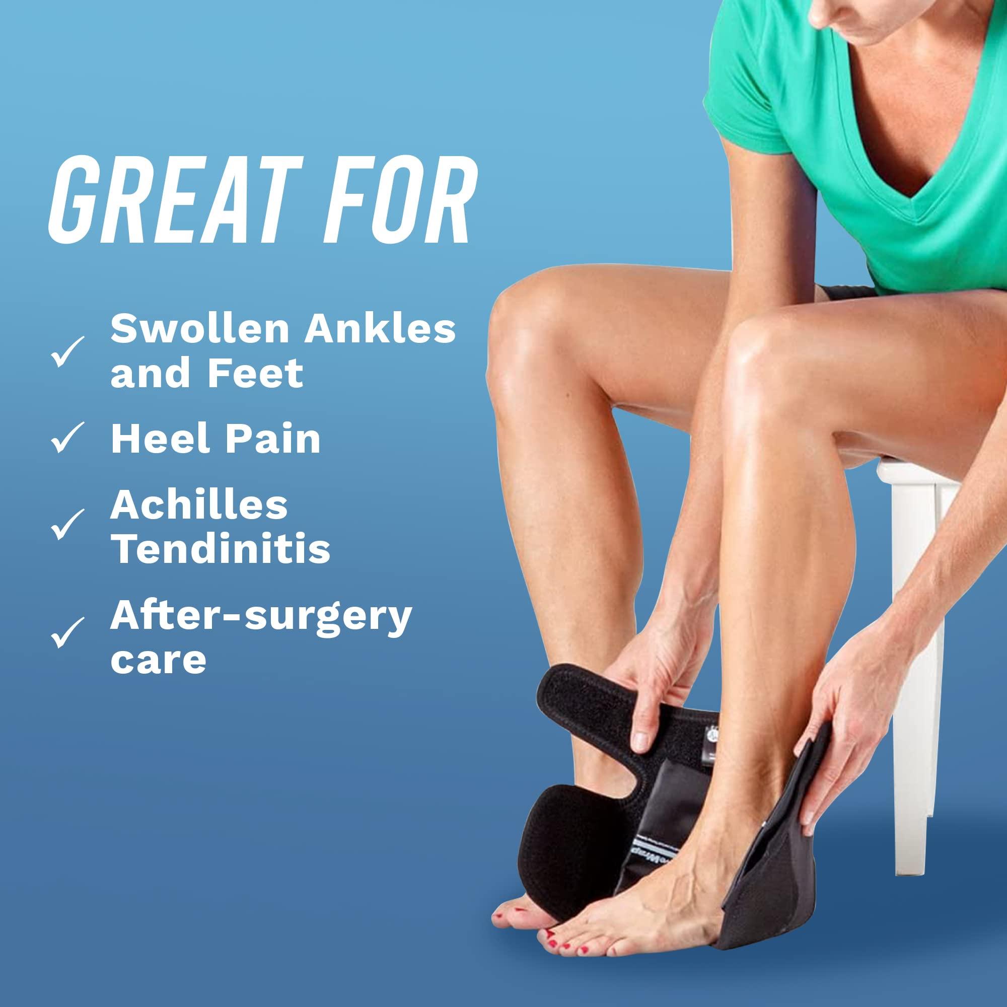 AW ACTIVEWRAP ActiveWrap Foot and Ankle Ice Pack and Hand & Wrist Ice Pack Wrap With Reusable Hot & Cold Packs