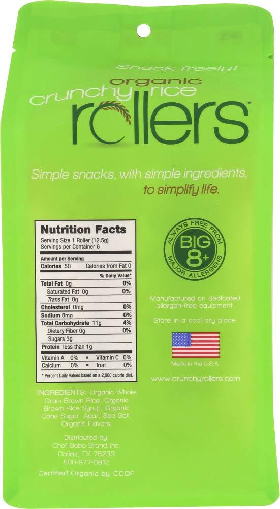 Crunchy Rollers Crunchy Rollers Organic Caramel Sea Salt Rice Rollers 6 Count, 2.6 OZ