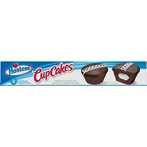 Hostess Hostess Brands Hostess Cup Cake Multi Pack, Choc,8 Count (Pack of 1)-1.59 Oz Cakes, 12.7 Oz, (197038)