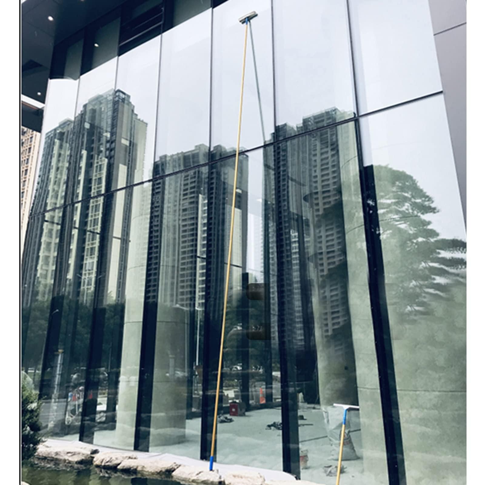 YXXSDP Extra Long Window Cleaning Pole, Indoor/Outdoor High Window Squeegee Cleaner, with Extension Pole, for Home Hotel Office Shop (Size : Length 12.5m/492inch/41ft)