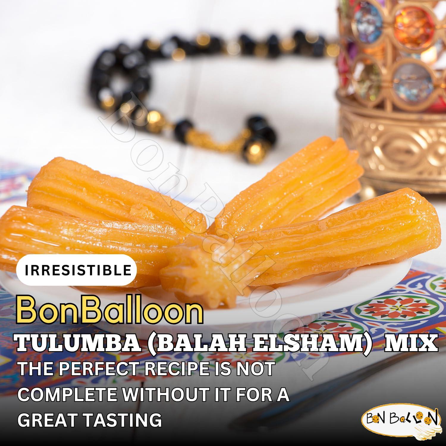 Generic Balah El Sham Tulumba Mix Powder Dessert Elsham Arabian Al Sham Sweets Alsham Arab Desserts Sweet Easy To Prepare Delicious Taste Easier Cooking Kosher Halal (1 Pack = 7.05 oz / 200 gm)