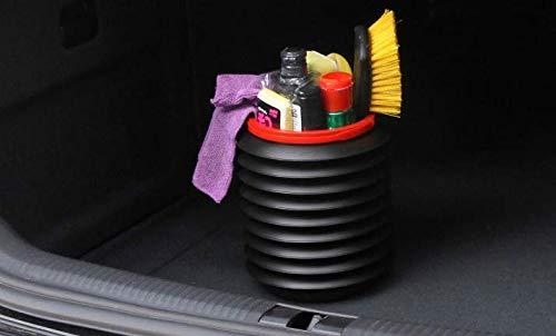 Nicoman Nicoman Camping Fishing Folding Basket Collapsible Washing Bucket Car Bin Boot Organiser 4 Litre