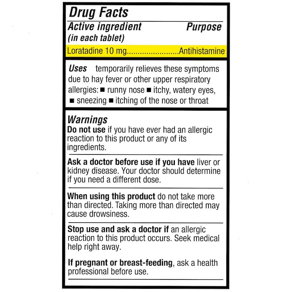 P Puregen Labs Puregen Labs Allergy Relief, Loratadine 10mg, 300 Tablets 24 Hour Non-Drowsy Antihistamine Allergy Medicine for Runny Nose, Sneezing, Itchy, Watery Eyes