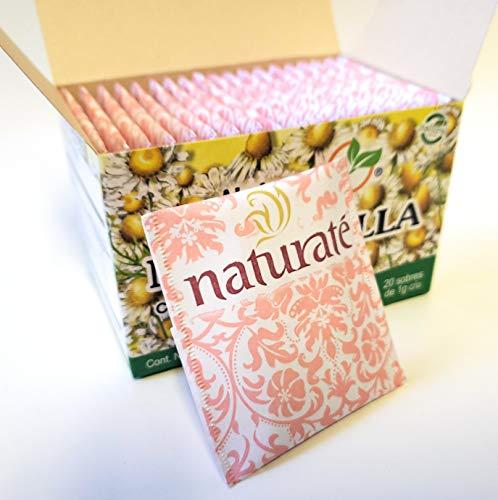 1 OM Classics Classics Chamomile Manzanilla Tea by Natura Te - 5 Piece Value Pack in the 1 OM Crush Resistant Box