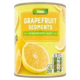 Asda ASDA Grapefruit Segments in Grapefruit Juice 540g