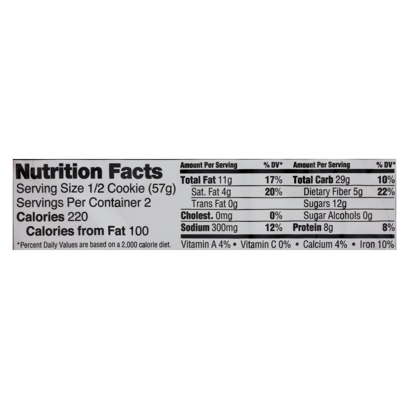 Lenny & Larry's Lenny & Larry\'s The Complete Cookie, Peanut Butter Chocolate Chip, Soft Baked, 16g Plant Protein, Vegan, Non-GMO, 4 Ounce Cookie (Pack of 12)
