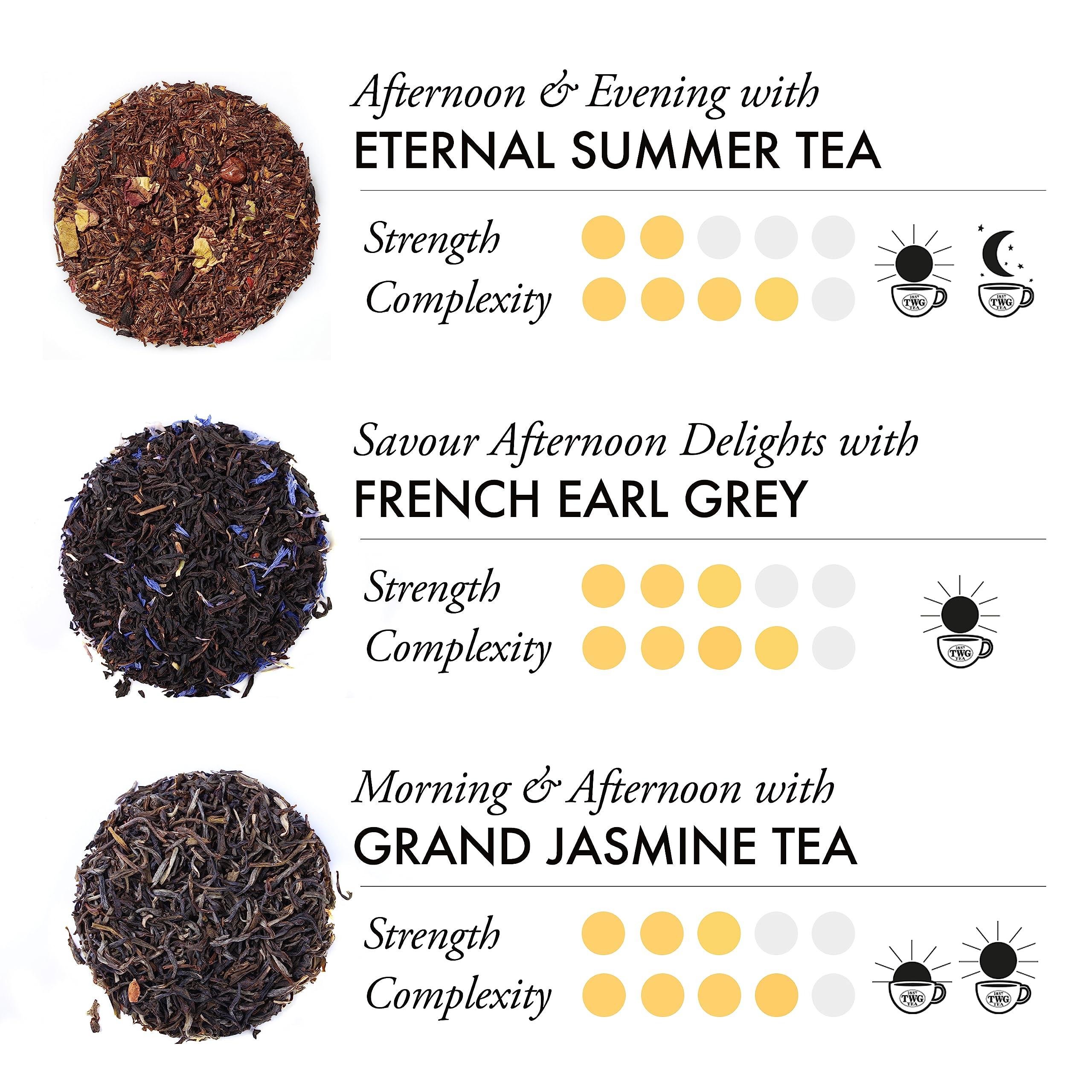 TWG Tea TWG Tea | Summer Holiday Iced Teabag Sampler | 15 Iced Hand Sewn Cotton Tea Bags | Gift Set