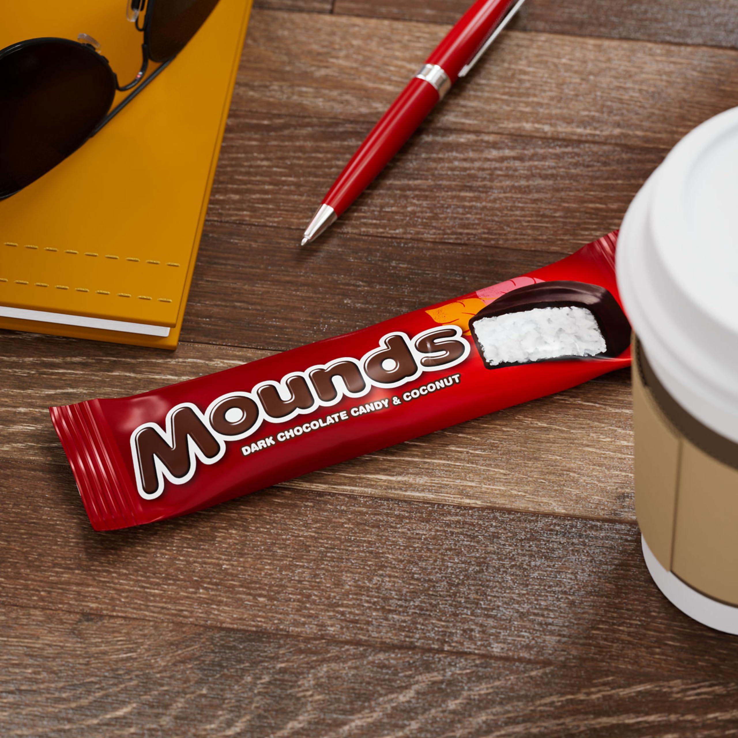 Mounds MOUNDS Dark Chocolate and Coconut Candy Bars, 1.75 oz (36 Count)