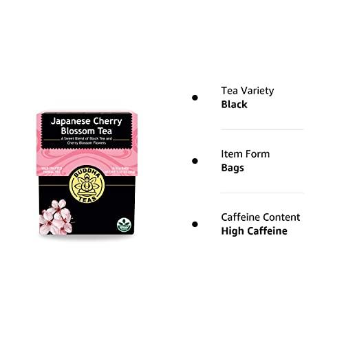Buddha Teas Buddha Teas Japanese Cherry Blossom Tea - OU Kosher, 18 Bleach-Free Tea Bags