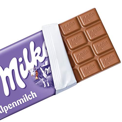 Milka Milka Alpenmilch Chocolate Bar, 3.5 Ounce (Pack of 24)
