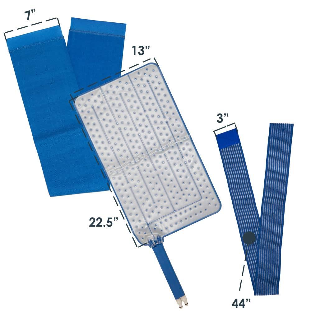 Polar Products Polar Active Ice Hip-Extended Coverage Cold Therapy Ice Machine System with 12.5\"x22.5\" Therapy Compression pad, Programmable Timer, 16 Qt. Cooler, Quiet Pump, Strong Cryotherapy Pain Relief Treatment