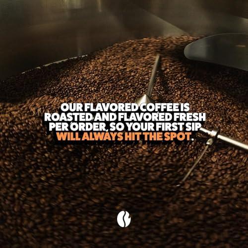 Fresh Roasted Coffee Fresh Roasted Coffee, Mocha Flavored Coffee, 12 oz, Medium Roast, Kosher, Whole Bean