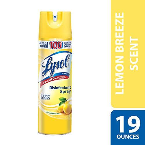 Lysol Lysol Disinfectant Spray, Lemon Breeze, 76oz (4X19oz)