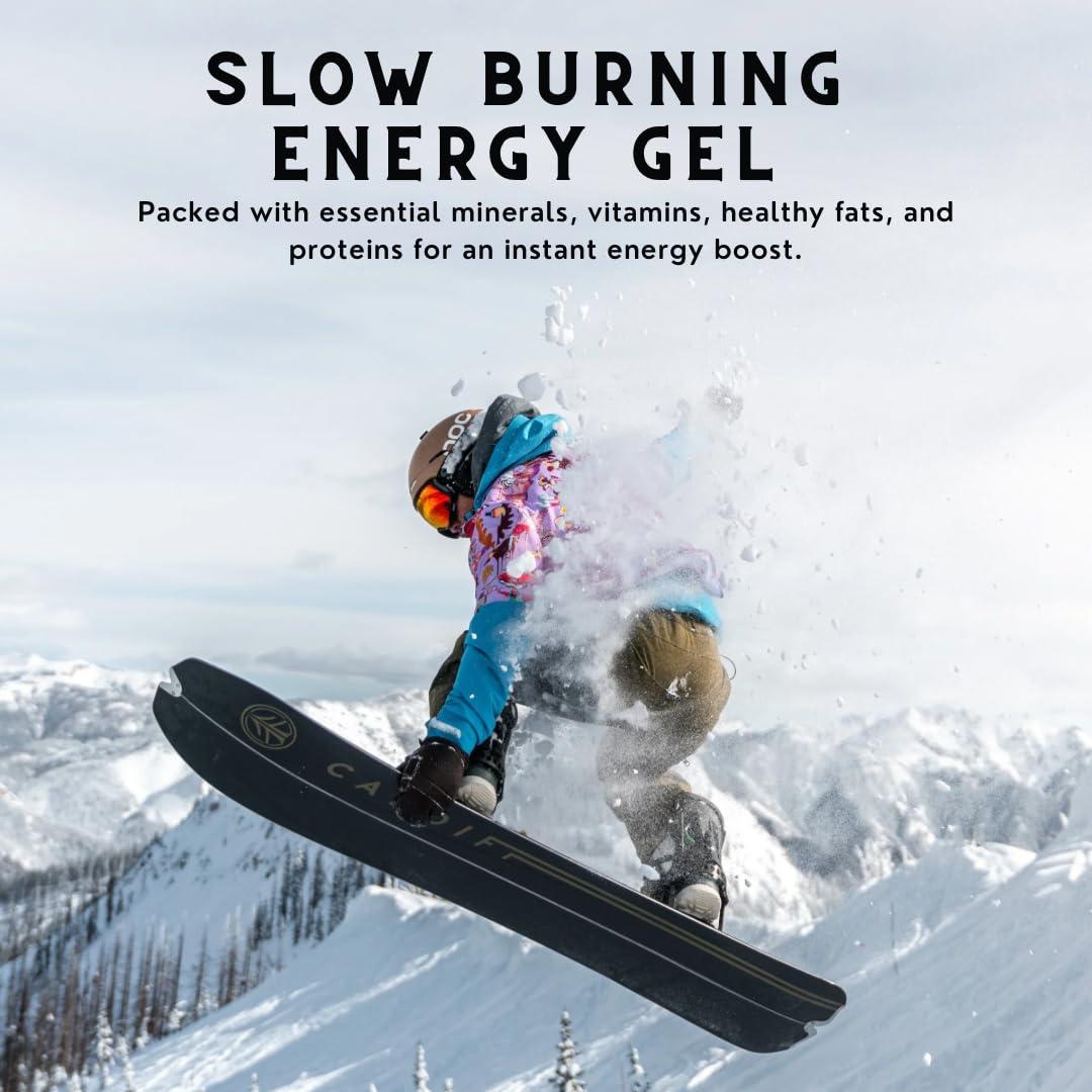 Muir Energy MUIR Energy Real Food Energy Gel Variety Pack for Endurance Athletes (Slow Burning 24 Pack)