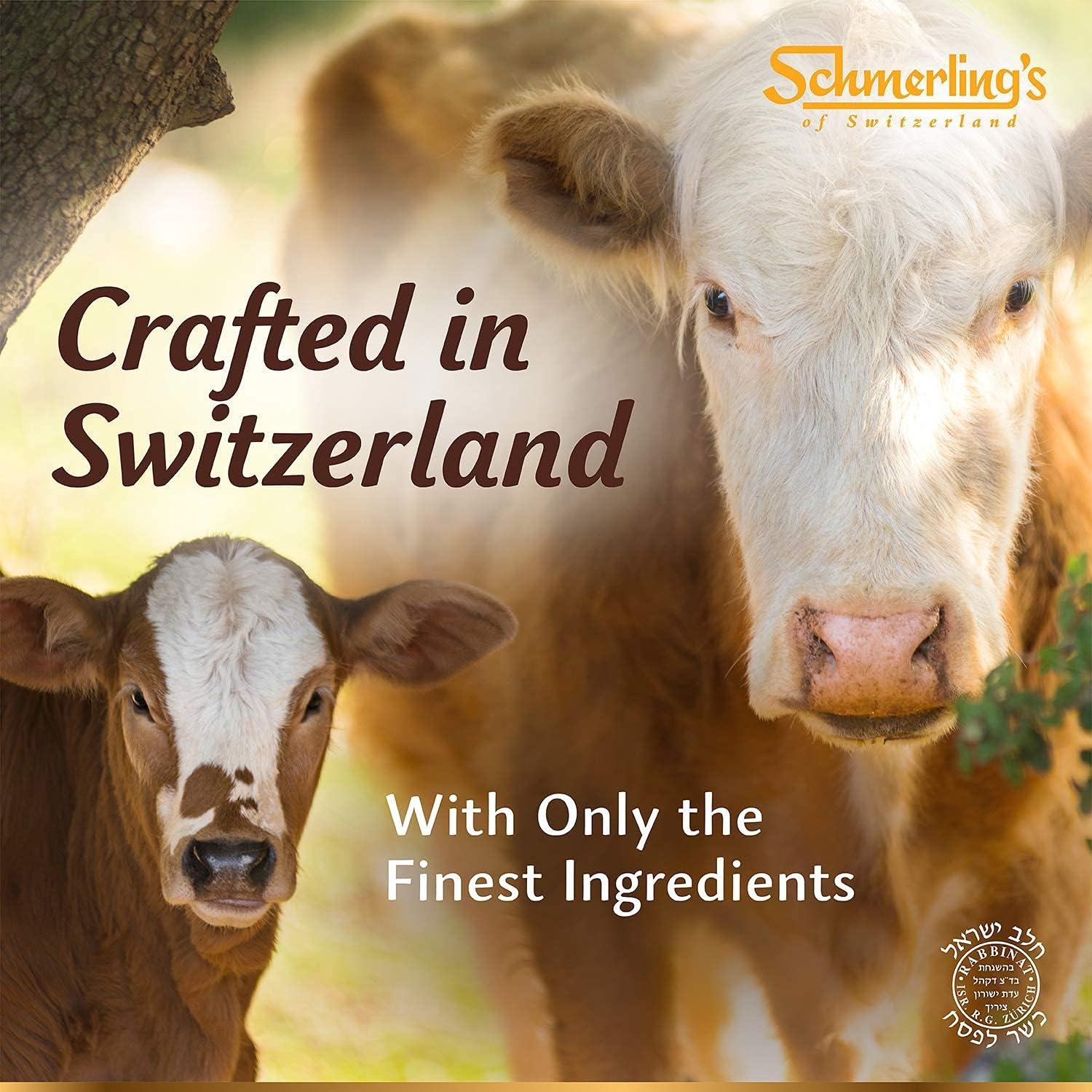 SCHMERLING'S Schmerling\'s Rosemarie Harmony White Chocolate - Premium Swiss White Chocolate Bars - Praline Filled - GMO Free - Kosher For Passover OU - 3.5oz Each (Pack of 2)