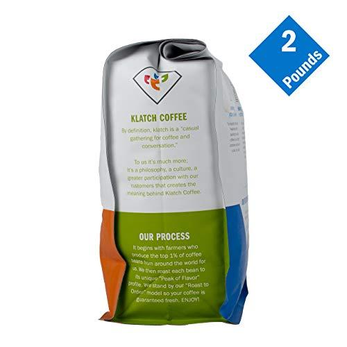 Klatch Coffee, Inc. Klatch Coffee Mocha Java Blend Medium Roast, 2 Pounds, Whole Bean
