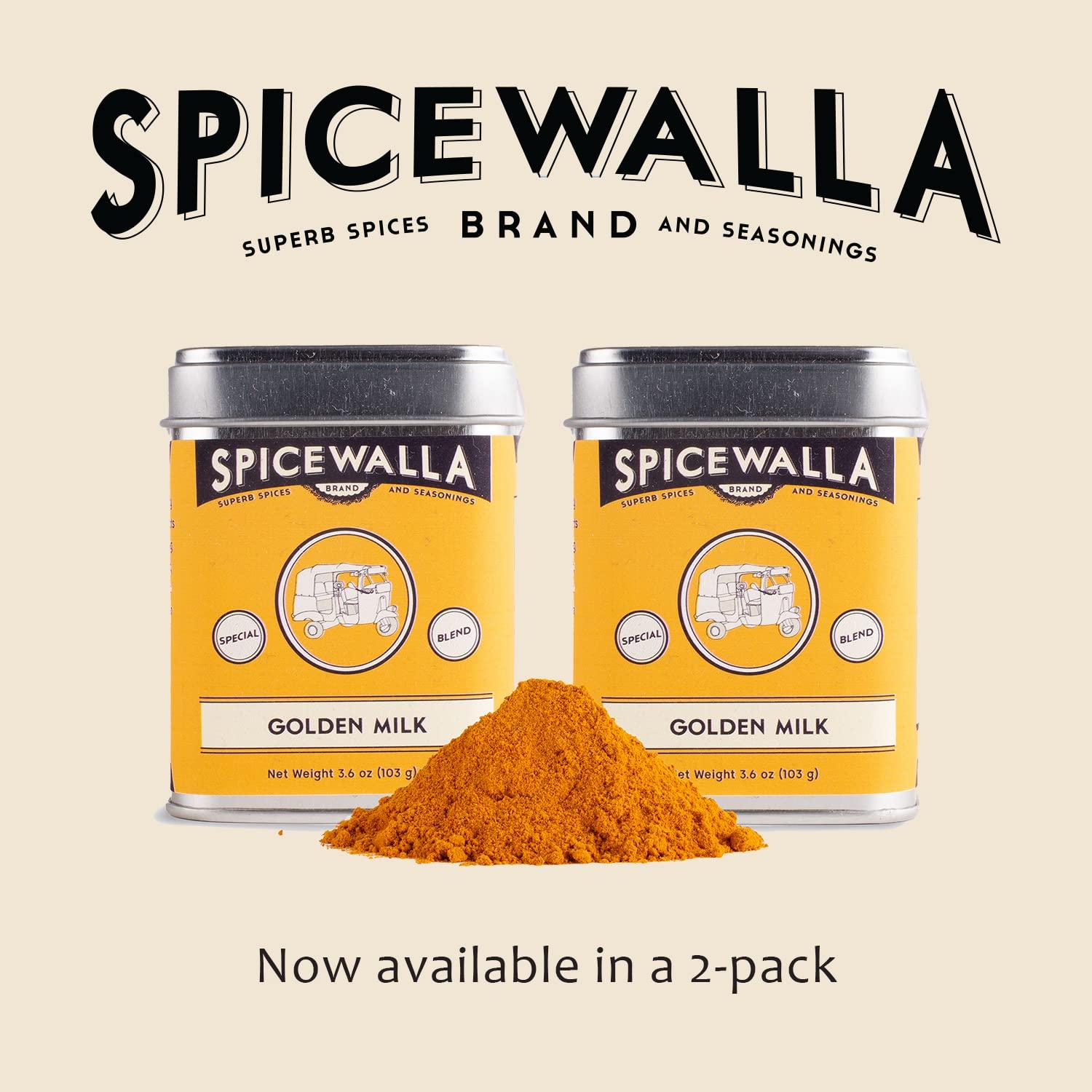SPICEWALLA Spicewalla Golden Milk Powder 3.6 oz - Cinnamon, Ginger, Turmeric Drink Tea or Latte Mix