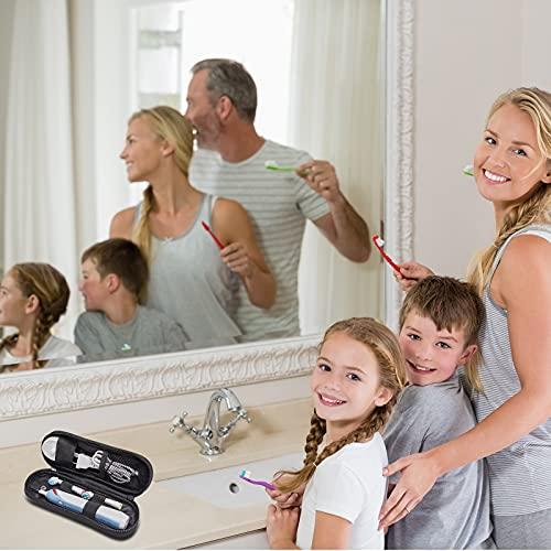Mijibisu Toothbrush Travel Case for Oral-B Pro 500/600/650/1000/1500/2000/3000/3500/5500/Pro-Health,Genius X Limited/6000/7000/7500/8000/9600,Smart 1500/3000/5000,Vitality Dual Clean.(Case Only) Black