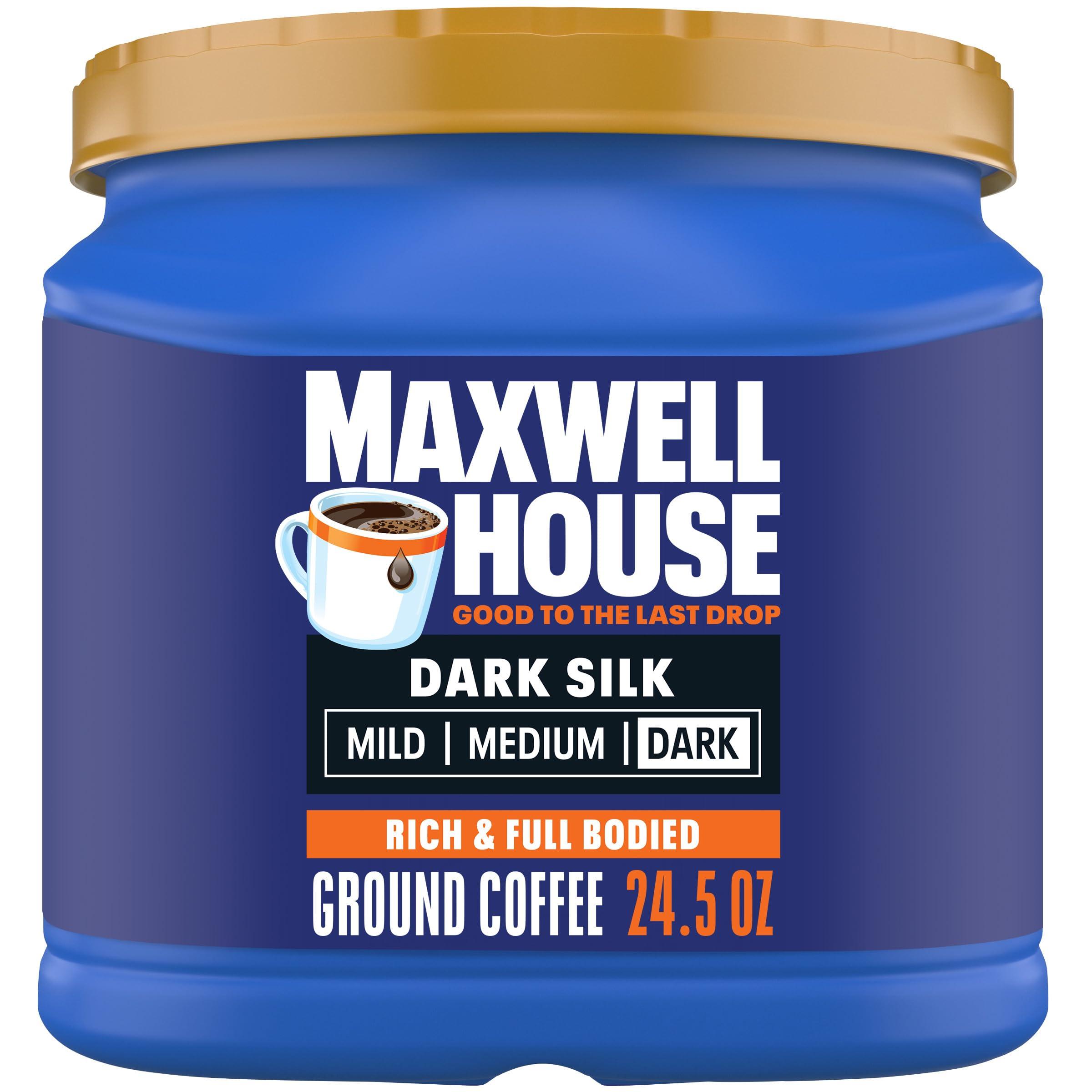 MAXWELL HOUSE Maxwell House Dark Silk Ground Coffee (24.5 oz Canister)