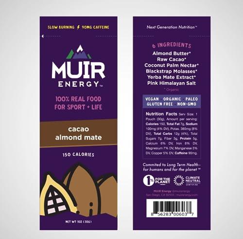 Muir Energy MUIR Energy Real Food Energy Gel Variety Pack for Endurance Athletes (Slow Burning 24 Pack)