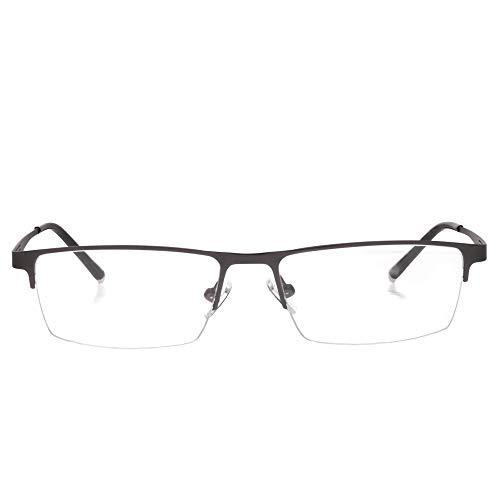 Jcerki Jcerki Photochromic Gray Reading Glasses +2.25 Strength Half frame Men Eyeglasses