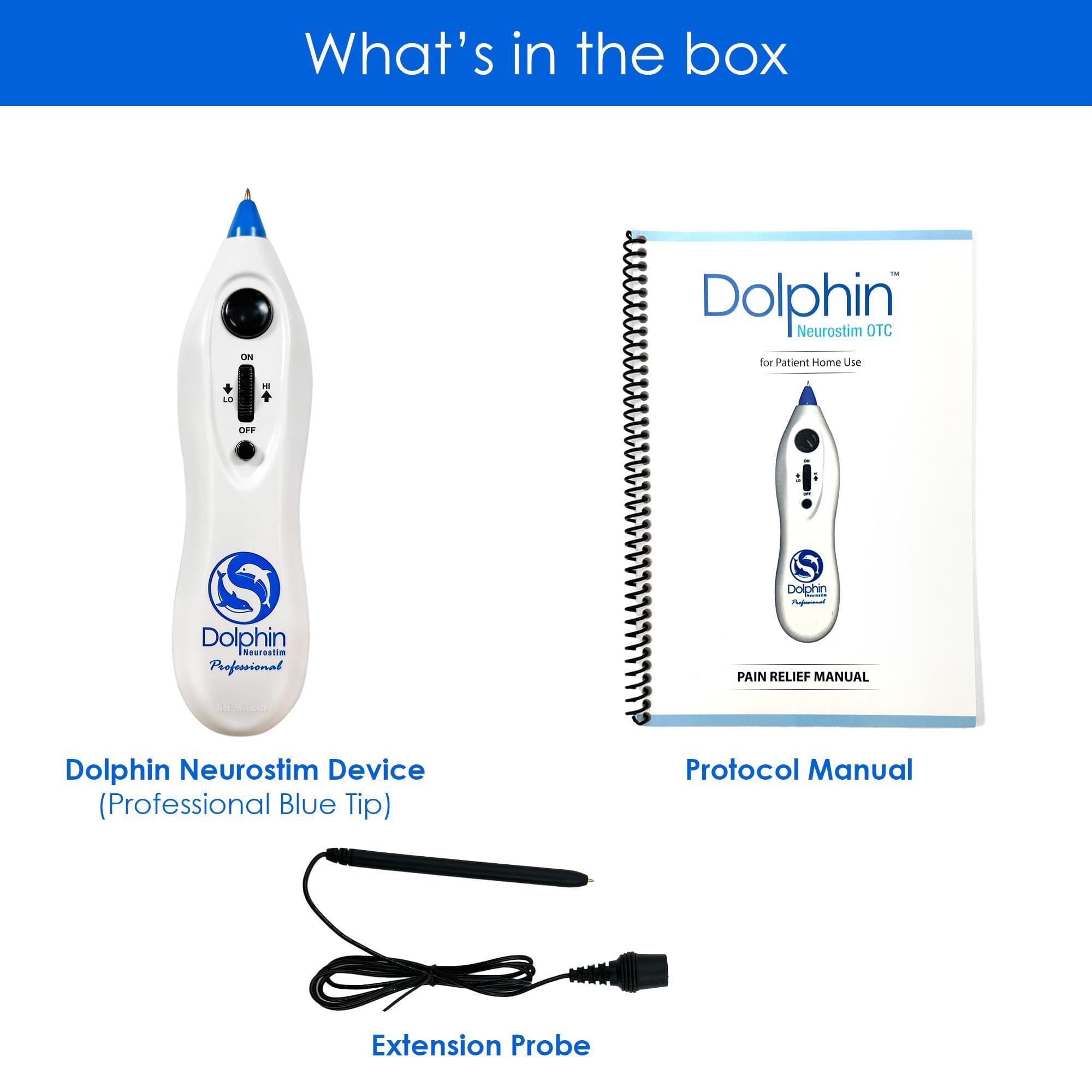 Dolphin Neurostim Dolphin Neurostim Electronic Acupuncture Pen Portable Home Acupuncture Device for Fast Pain Relief | Over-The-Counter