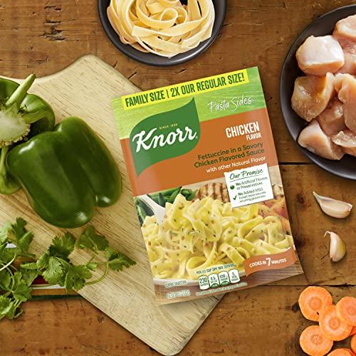Knorr Knorr Pasta Sides For a Delicious Easy Pasta Meal Chicken Fettuccine No Artificial Flavors Or Preservatives 8.6 oz, 7 Count (Pack of 2)