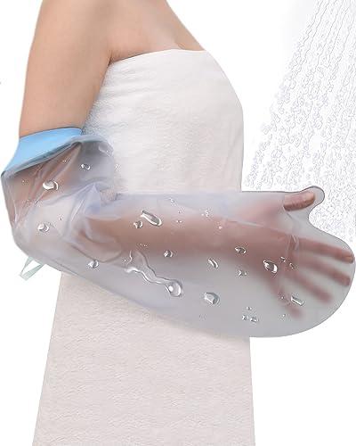 CureSquad CureSquad Waterproof Cast Cover Arm Adult, Cast Covers for Shower Arm Cast Cover for Swimming, Soft Comfortable Arm Cast Protector for Shower, Reusable Cast Bag for Bandages, Wound Care Supplies