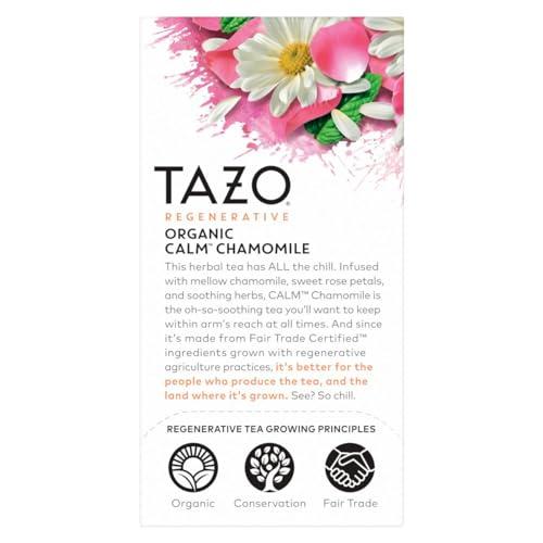 TAZO TAZO Calm Chamomile Herbal Tea Bags, Caffeine-Free, 96 Total Tea Bags (16ct - Pack of 6)