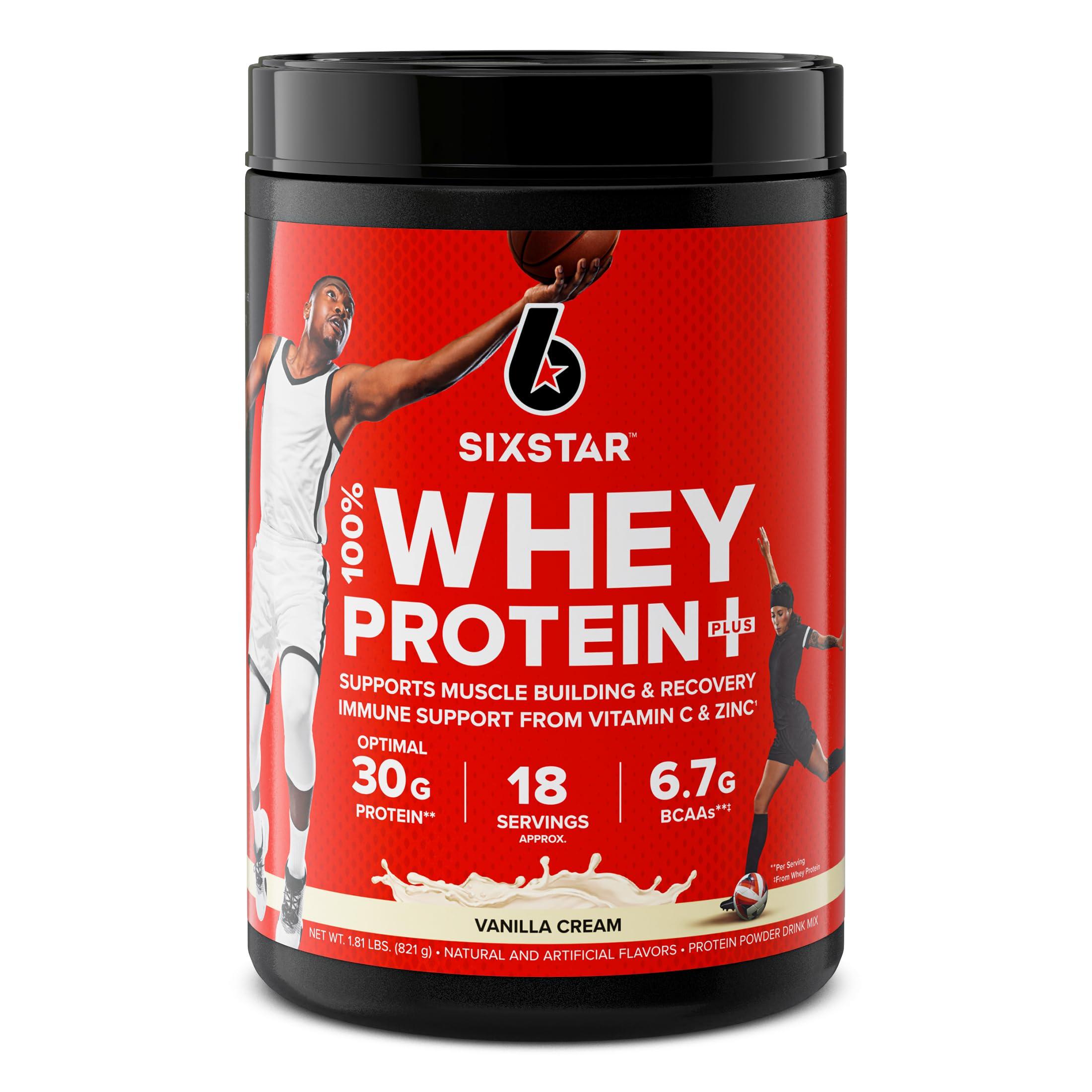 Six Star Six Star Elite Series 100% Whey Protein Plus Triple Chocolate 1.8lbs US & Elite Series 100% Whey Protein Plus Vanilla Cream 1.8lbs US