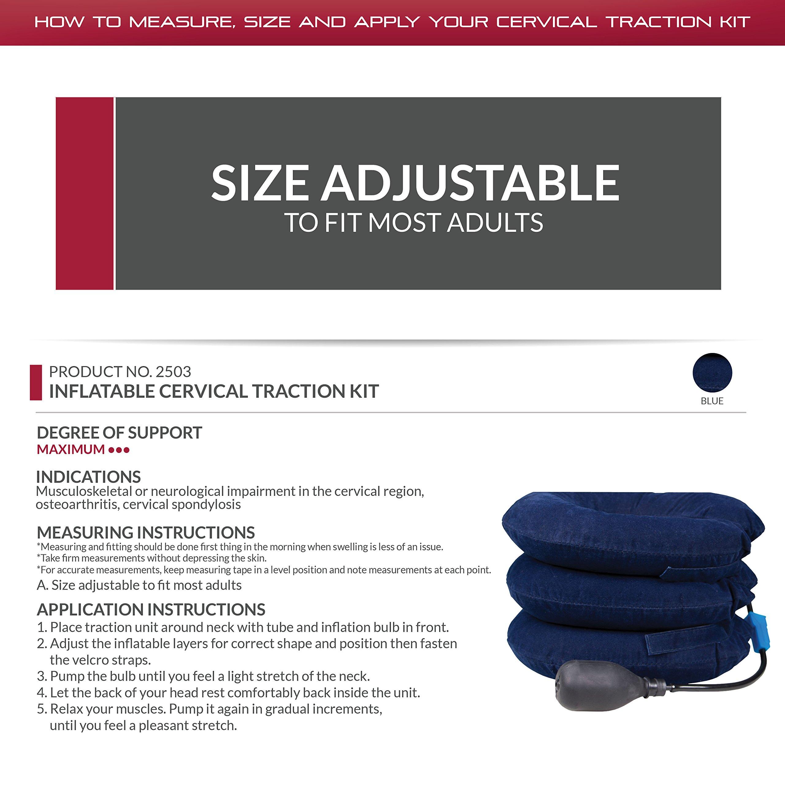 OTC OTC Cervical Traction Unit, Head Neck Spine, Inflatable, Select Series (Pack of 2)