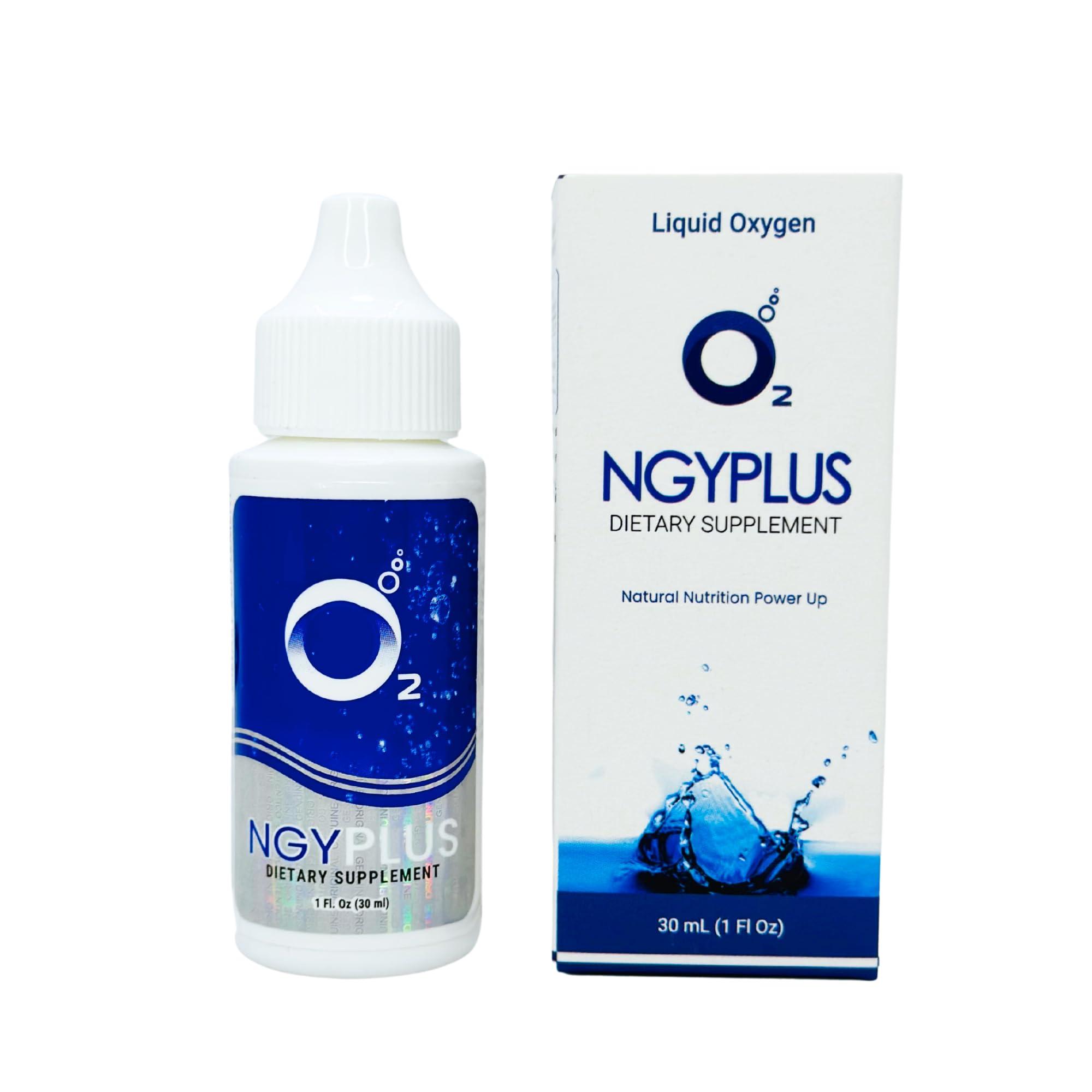 NGYPLUS NGYPLUS O2 Liquid Oxygen - Dietary Supplement - Your Ultimate Health and Wellness Formula with Silica Power!