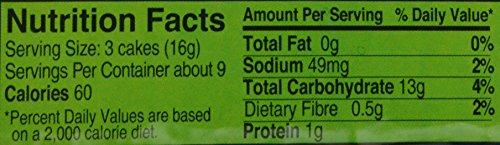 Paskesz Paskesz Ultra Thin Rice Cake Squares, Plain, 4.9 oz