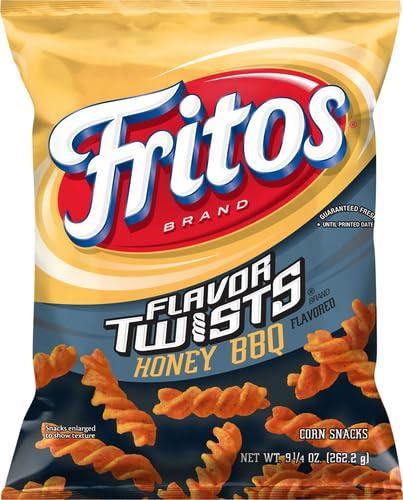 Fritos Fritos Twists Honey BBQ Flavored Corn Chips Bag, 9.25 Ounce