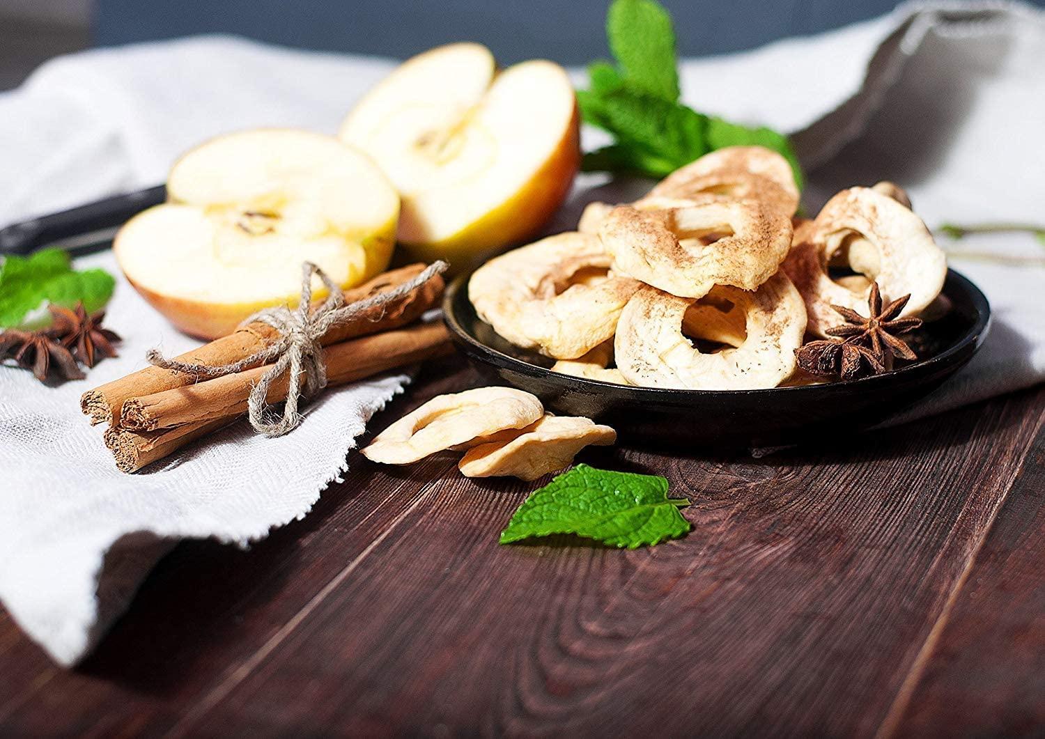 Food to Live Food to Live Organic Dried Apple Rings, 1 Pound Non-GMO, Kosher, Raw, Vegan, Unsulfured, Sirtfood, Bulk