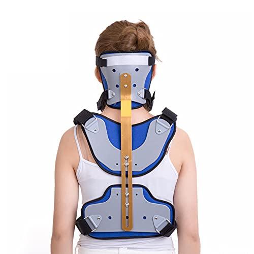 WILLQ Orthosis Cervical Thoracic Brace Adjustable Cervical Thoracic Orthosis Lumbar Support Fracture Support Cervical Rehabilitation Brace for Women Men for Back Pain Relief Injury Recovery