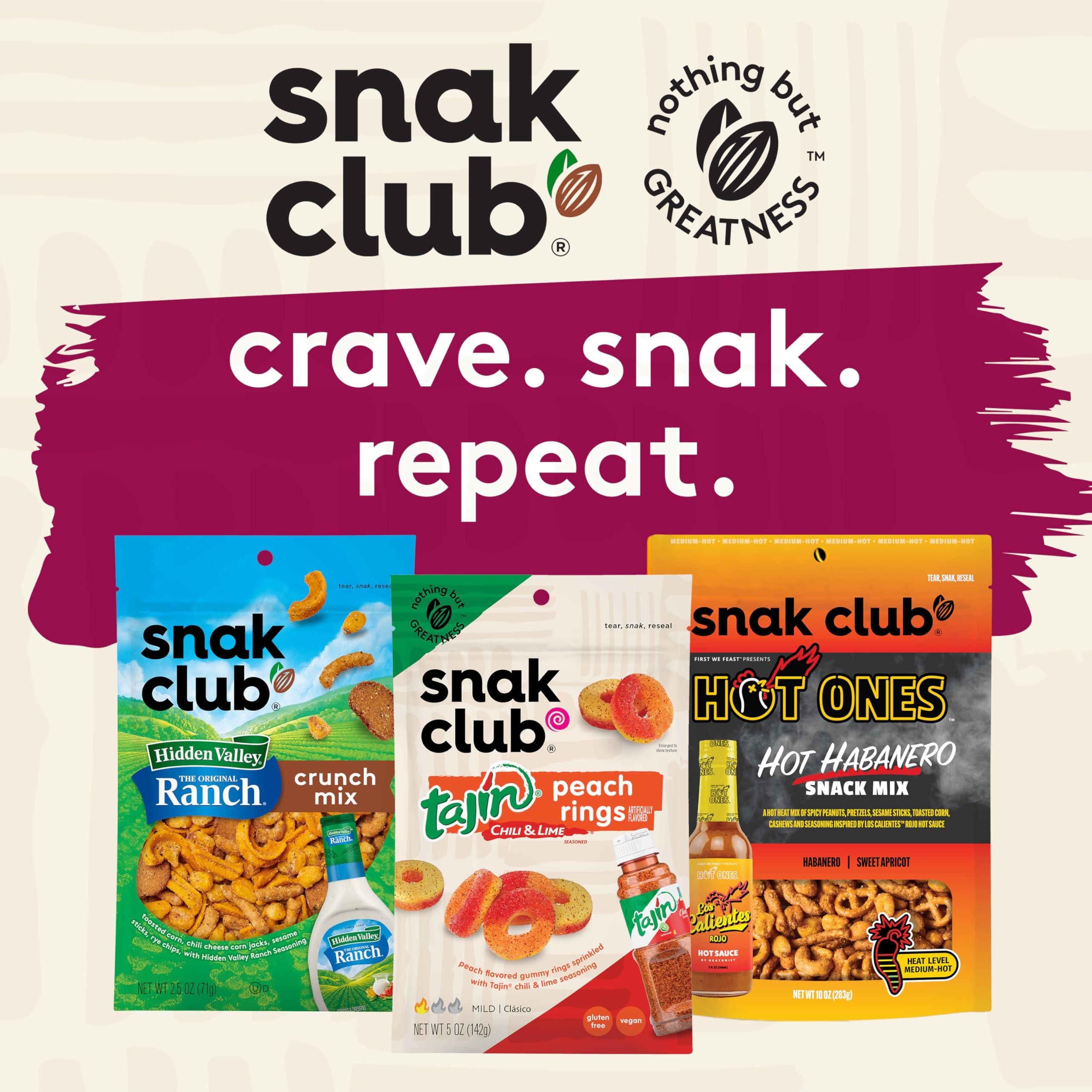 Snak Club Snak Club Coconutty Cashews, Kettle Cooked Fancy Cashews with Toasted Coconut, Gluten-Free and Kosher Snack, 2.5 oz Snack Bags, 6 Pack