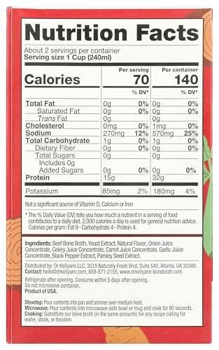 Dr. Kellyann Dr. Kellyann Classic Beef Bone Broth, 16.9 FZ