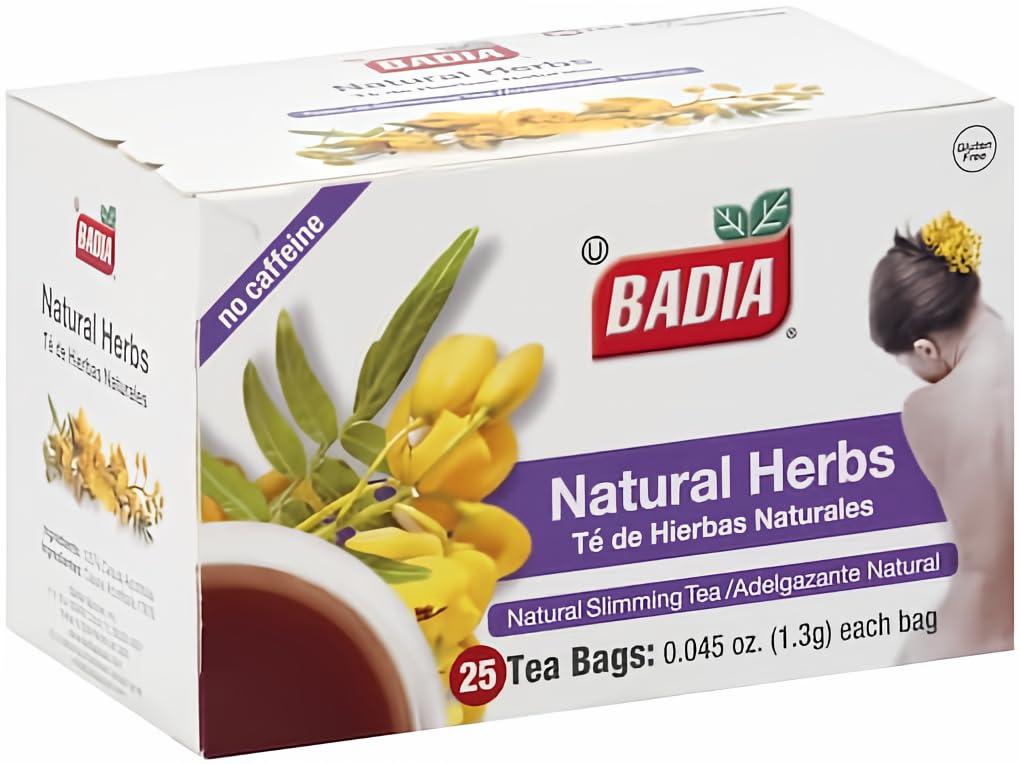 Badia Badia Tea Bag,Natural Herbs,25 ct-Pack of 2,25.0 Count