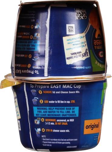 Kraft Kraft Gluten Free Original Mac & Cheese Macaroni and Cheese Dinner, 4 ct Pack, 1.9 oz Cups