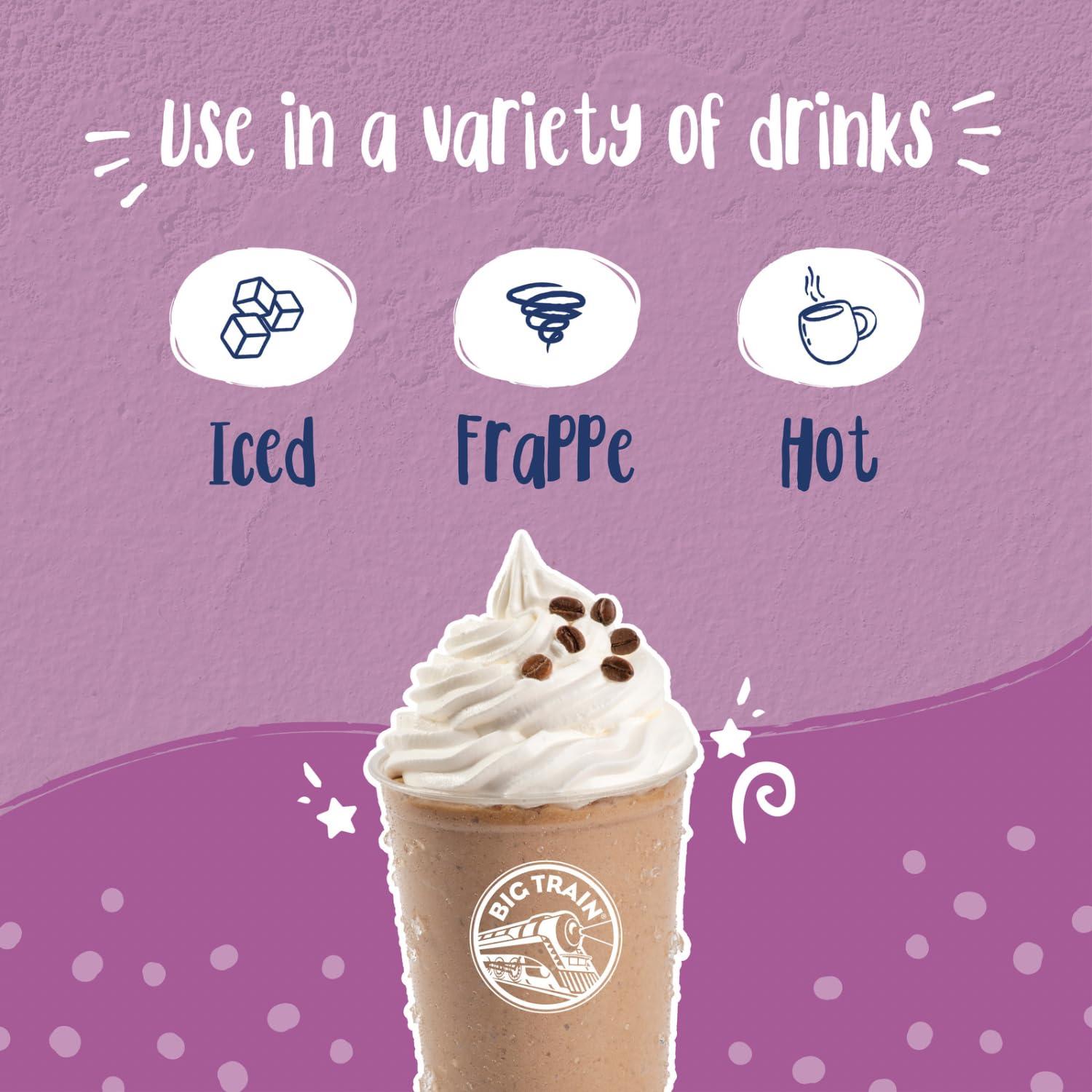 Big Train Big Train Reduced Sugar Vanilla Latte Blended Ice Coffee Beverage Mix, 3.5 Pound (Pack of 1)