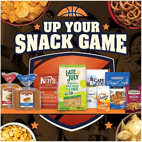 Snack Factory Snack Factory Pretzel Crisps, Cheddar Cheese, 7.2 Oz (Pack of 12)