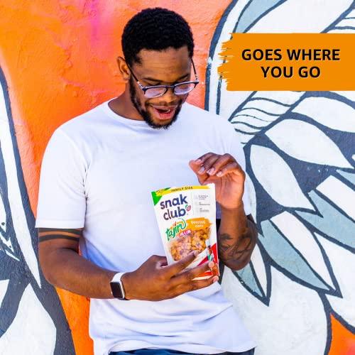 Snak Club Snak Club Toasted Corn, Tajin Clásico Chili & Lime Flavor, Crunchy, Flavorful Low-Cholesterol Individual Snacks, 2.5oz (Pack of 12)